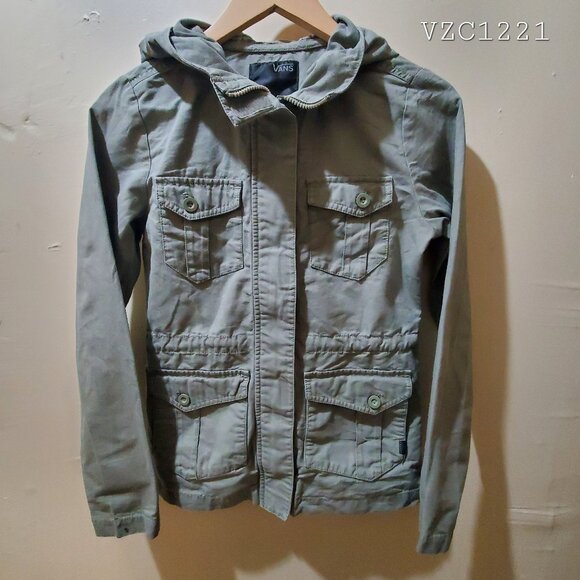 Vans Other - Vans Zipper Cargo Jacket w/Velcro and Hood